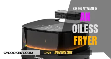 Using Water in an Oil-less Fryer: Is it Possible?