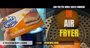 Air Fryer White Castle Burgers: Can You?