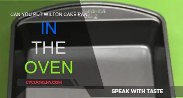 Wilton Cake Pan: Oven-Safe?