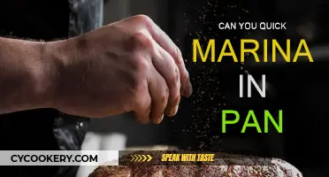 Quick Marinating: Pan or No Pan?