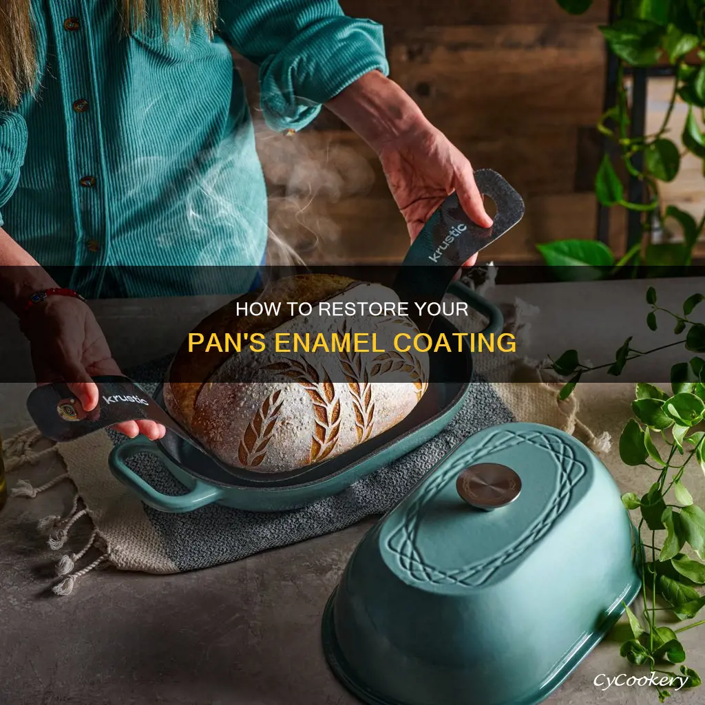 can you re enamel a pan