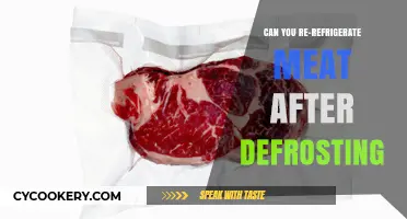 Re-Refrigerating Defrosted Meat: Safe Practices and Food Safety Tips