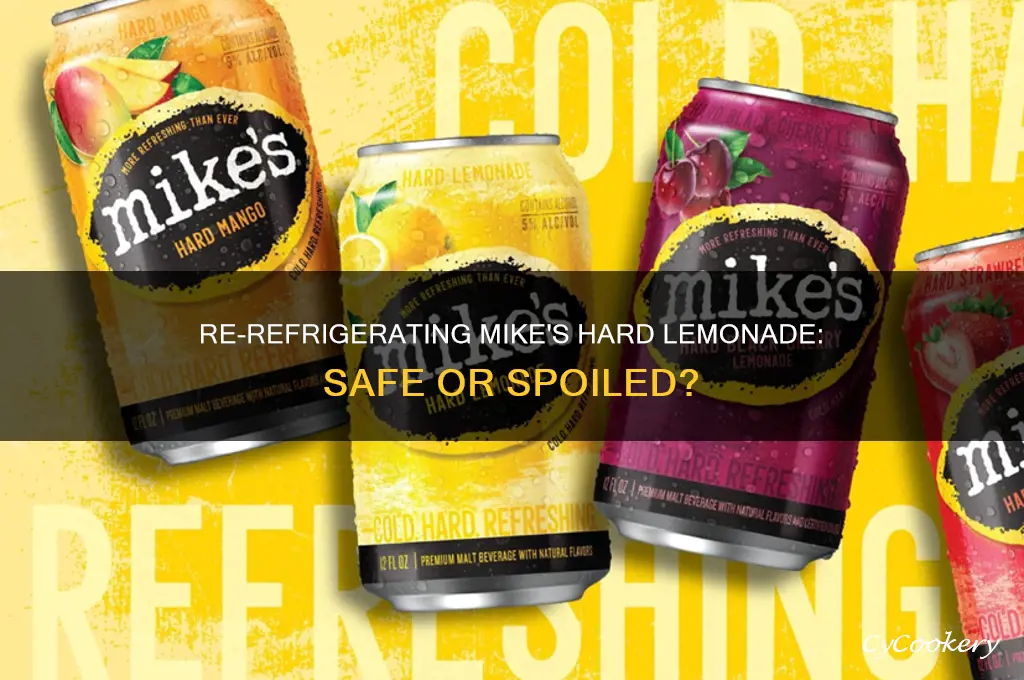can you re refrigerate mike