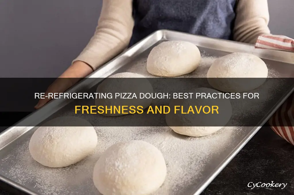 can you re-refrigerate pizza dough