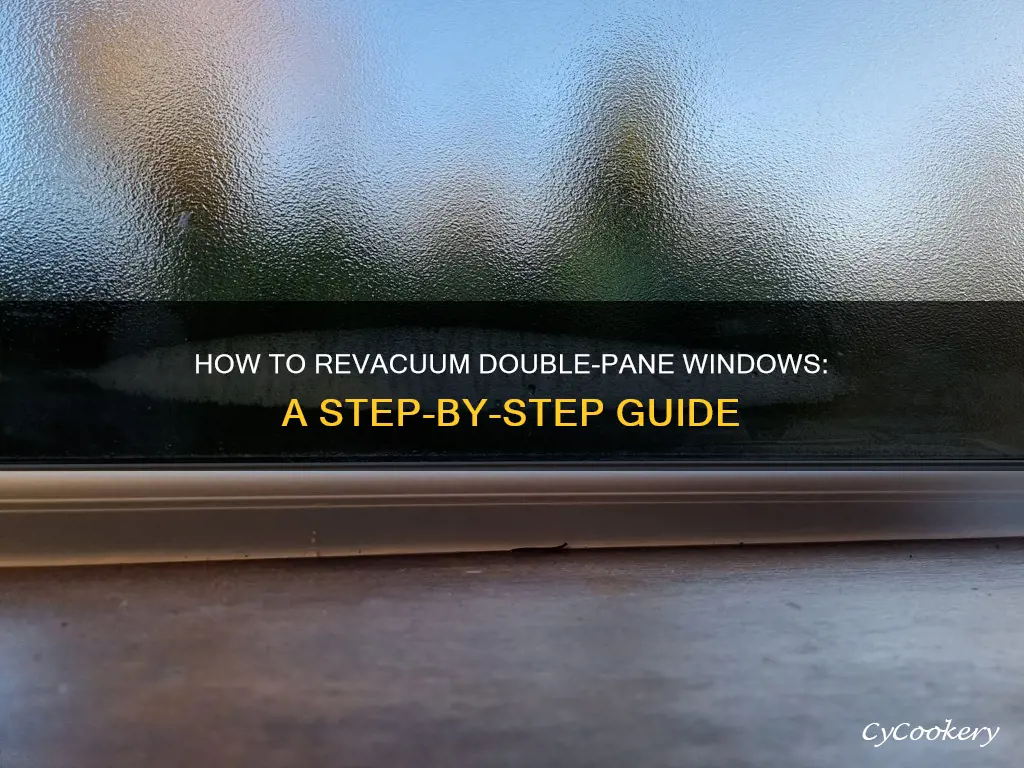 can you re vacuum a double pane window