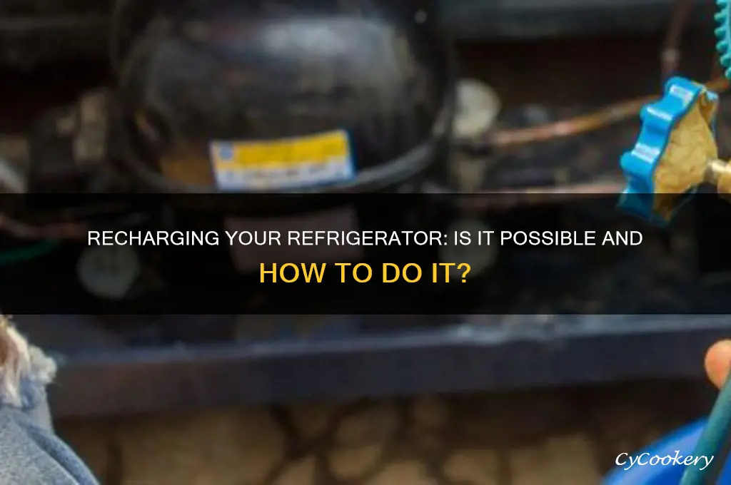 can you recharge a refrigerator