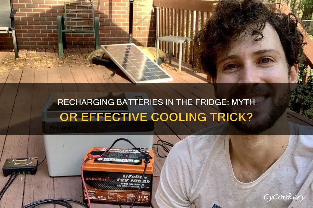 can you recharge batteries in the refrigerator