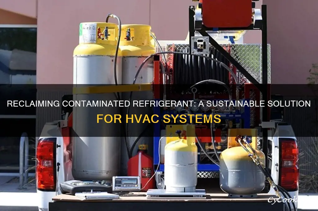 can you reclaim contaminated refrigerant
