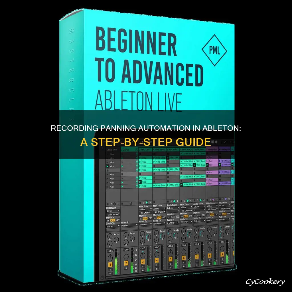 can you record your panning in abelton