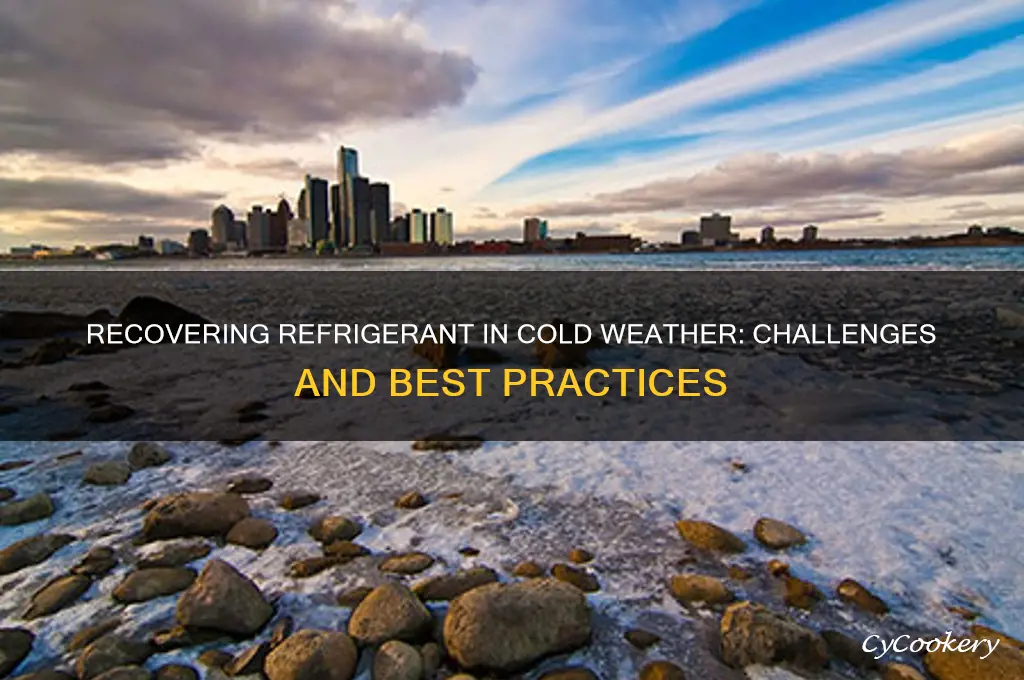can you recover refrigerant in the cold