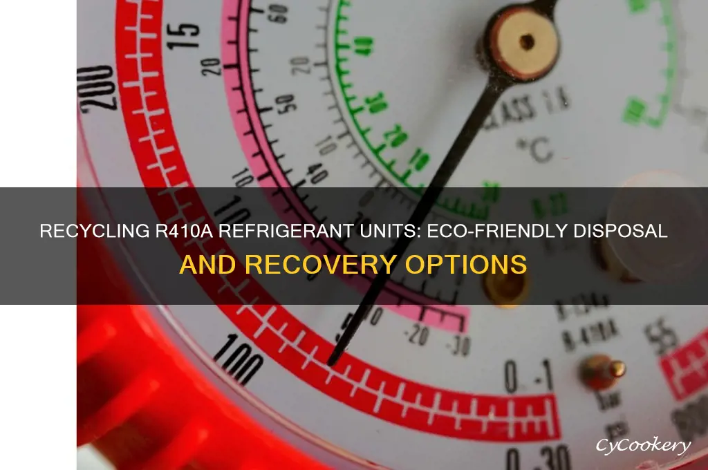 can you recycle a unit with r410a refrigerant
