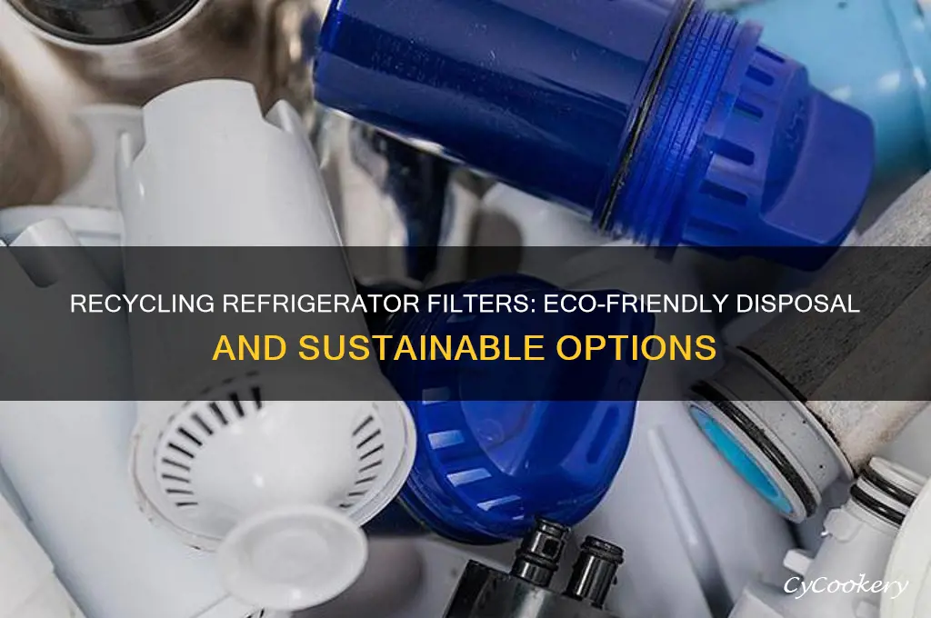 can you recycle refrigerator filters