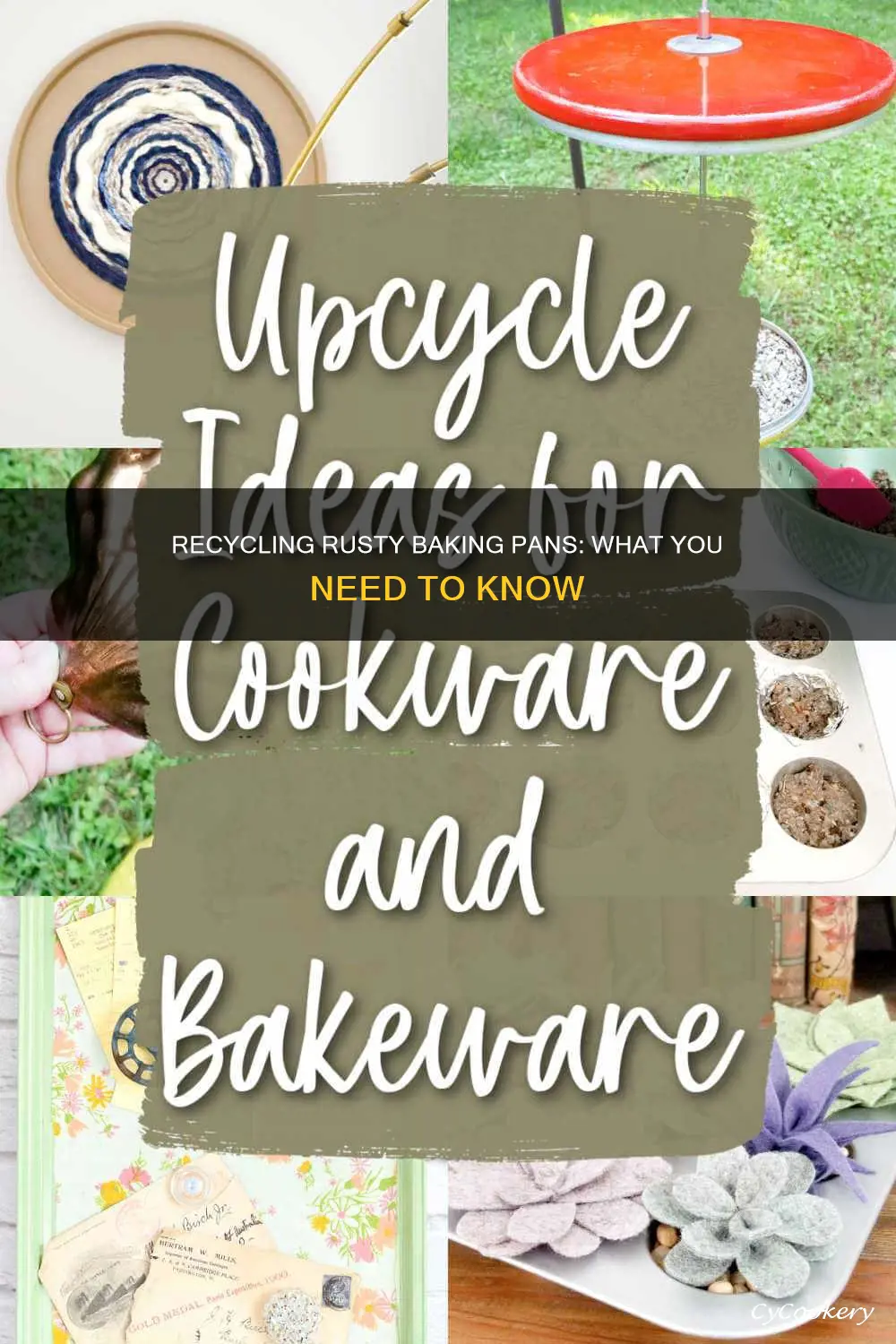can you recycle rusty baking pans