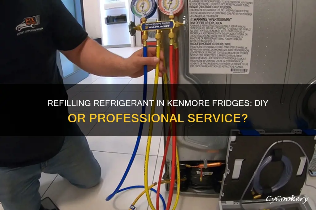 can you refill refrigerant on kenmore refrigerators