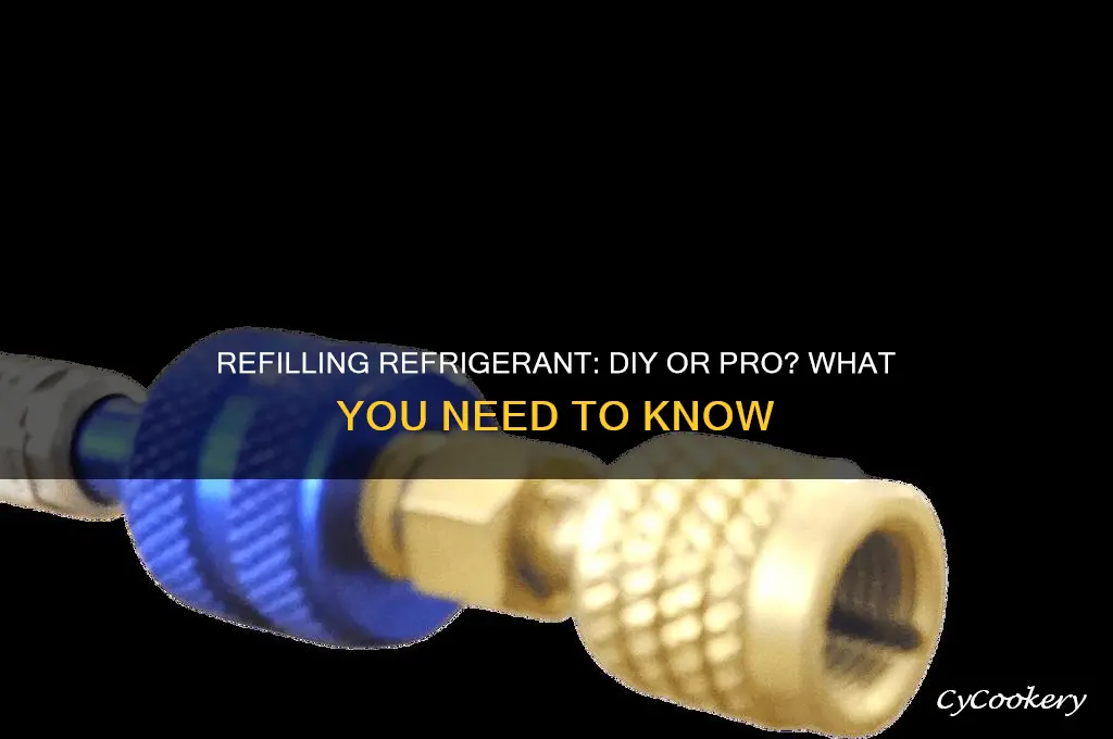 can you refill refrigerant