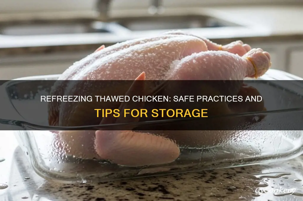 can you refreeze chicken after thawing in refrigerator
