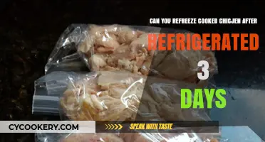 Refreezing Cooked Chicken After 3 Days: Safe or Risky?