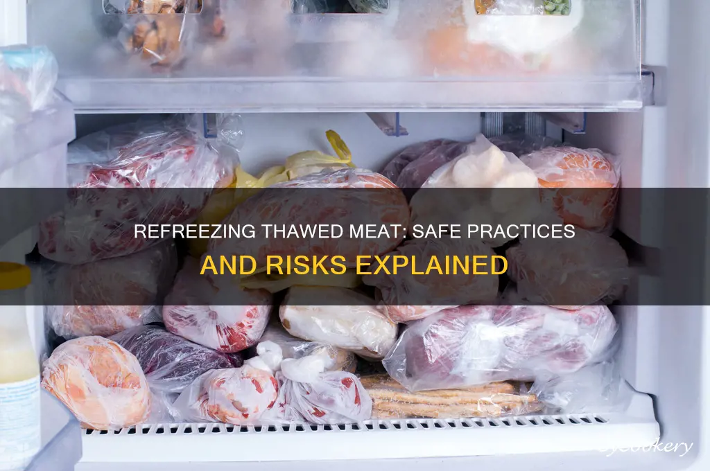 can you refreeze meat after thawing in refrigerator