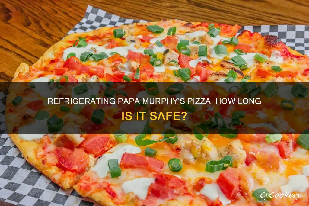 can you refridgerate papa murphys pan pizza without cooking