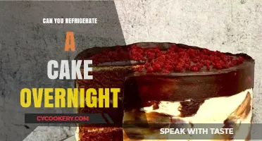 Refrigerating Cake Overnight: Tips for Freshness and Flavor Preservation