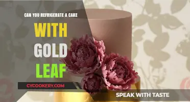 Refrigerating Gold Leaf Cakes: Tips for Preserving Edible Luxury