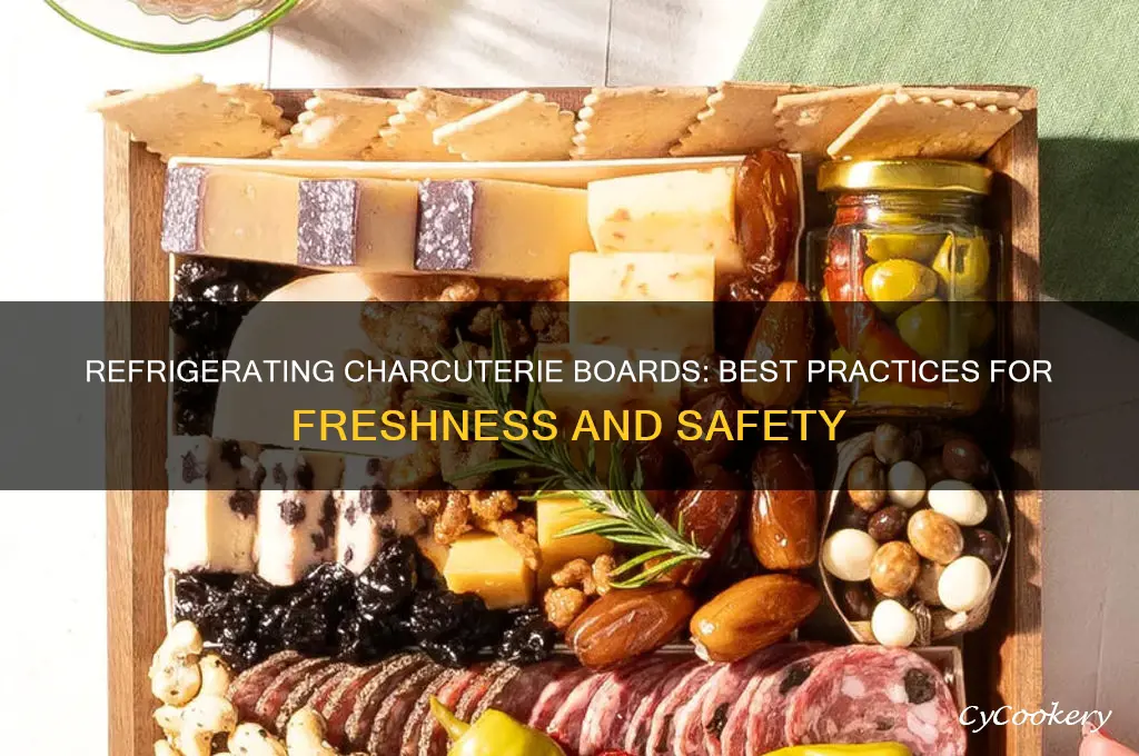 can you refrigerate a charcuterie board