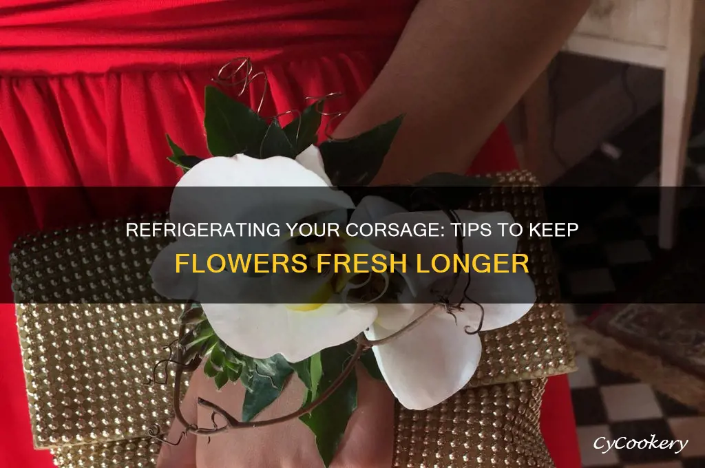 can you refrigerate a corsage