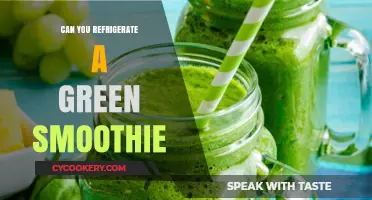 Refrigerating Green Smoothies: Best Practices for Freshness and Taste