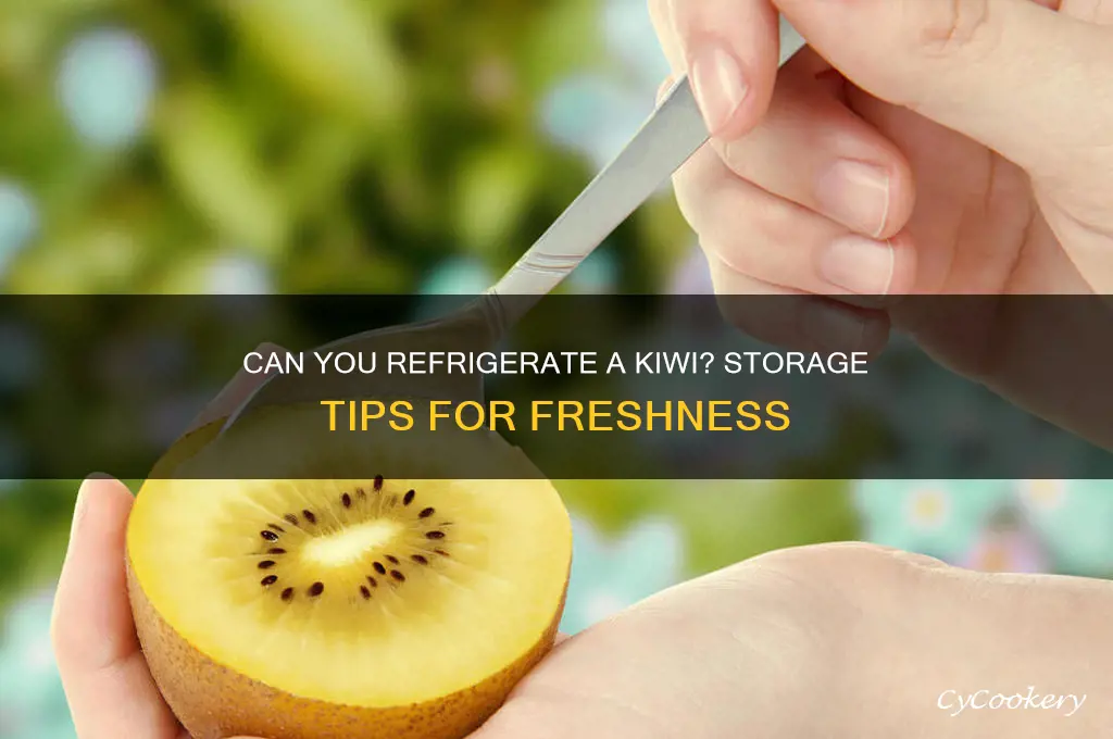 can you refrigerate a kiwi