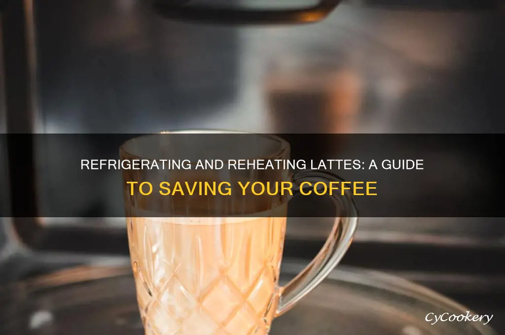 can you refrigerate a latte and reheat