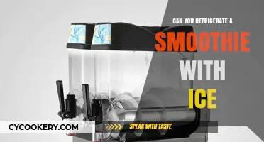 Refrigerating Smoothies with Ice: Best Practices for Freshness and Safety