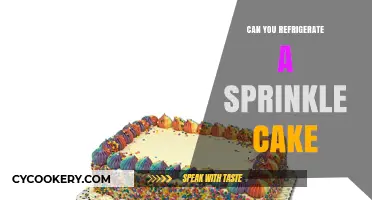 Refrigerating Sprinkle Cake: Tips for Freshness and Storage Success
