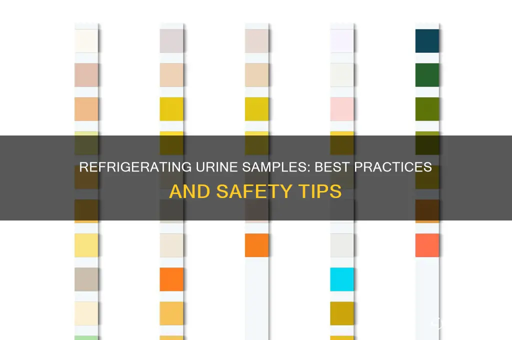 can you refrigerate a urine sample