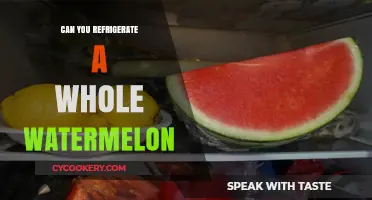 Refrigerating Whole Watermelon: Best Practices for Freshness and Storage