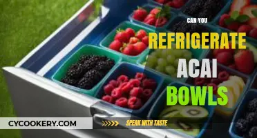 Refrigerating Acai Bowls: Tips for Freshness and Storage Best Practices