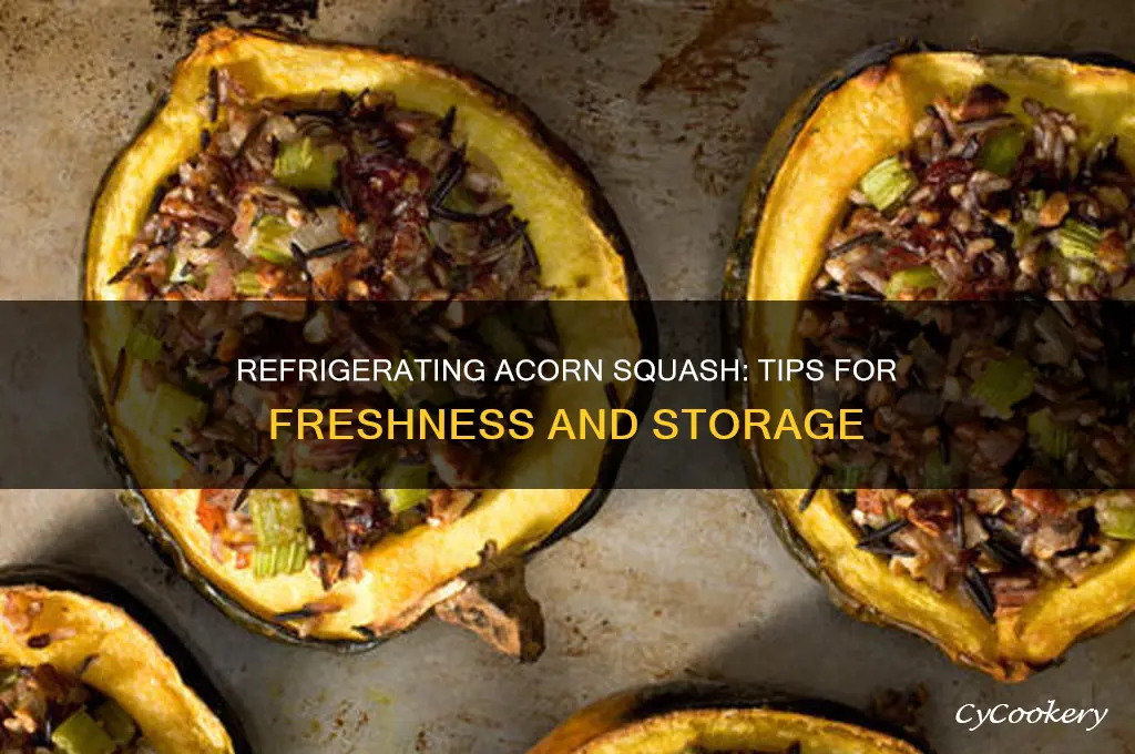can you refrigerate acorn squash