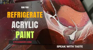 Refrigerating Acrylic Paint: Benefits, Risks, and Proper Storage Tips