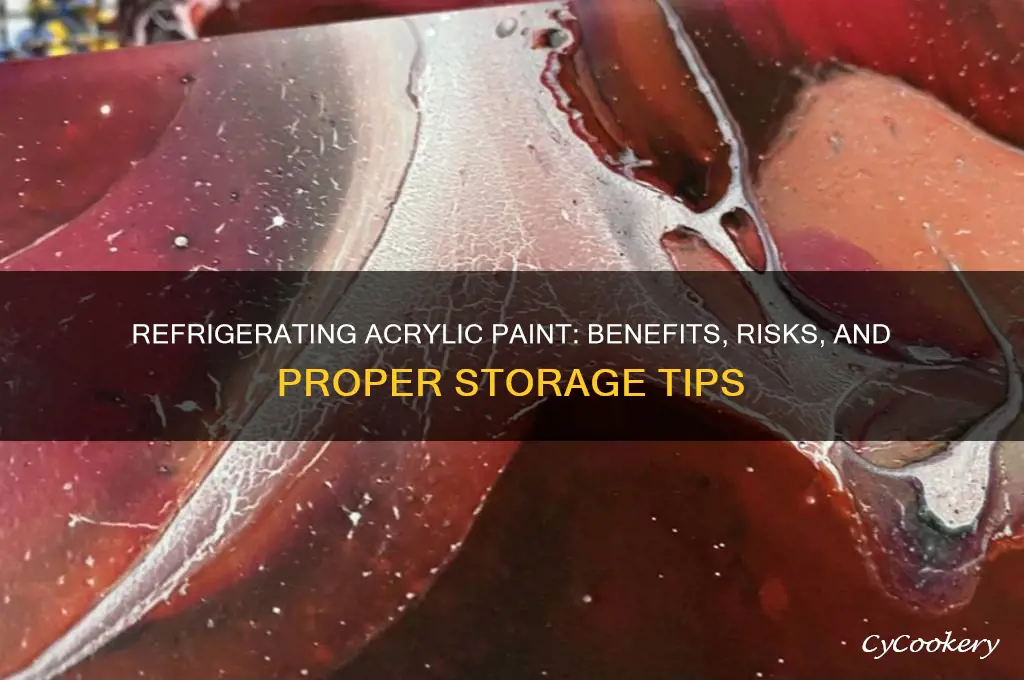 can you refrigerate acrylic paint