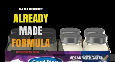 Refrigerating Prepared Baby Formula: Safety Tips and Best Practices