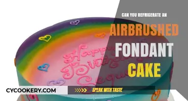 Refrigerating Airbrushed Fondant Cakes: Best Practices and Tips