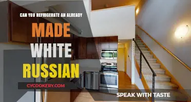 Refrigerating White Russians: Tips for Storing Your Pre-Made Cocktail