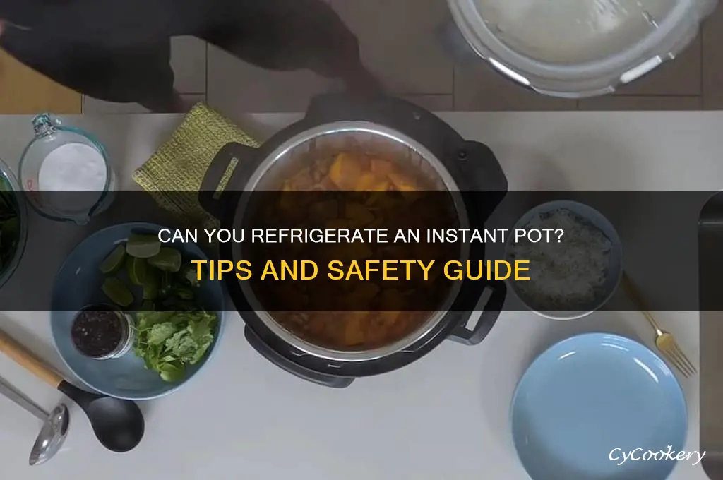 can you refrigerate an instant pot