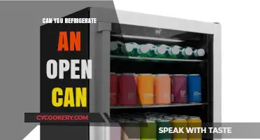 Refrigerating Open Cans: Best Practices for Food Safety and Freshness
