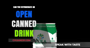 Refrigerating Open Canned Drinks: Best Practices for Freshness and Safety