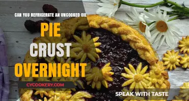 Refrigerating Uncooked Oil Pie Crust Overnight: Tips and Best Practices