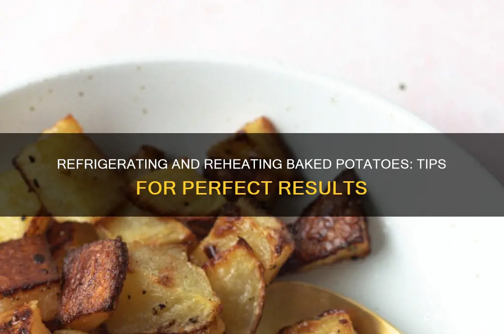 can you refrigerate and reheat baked potato