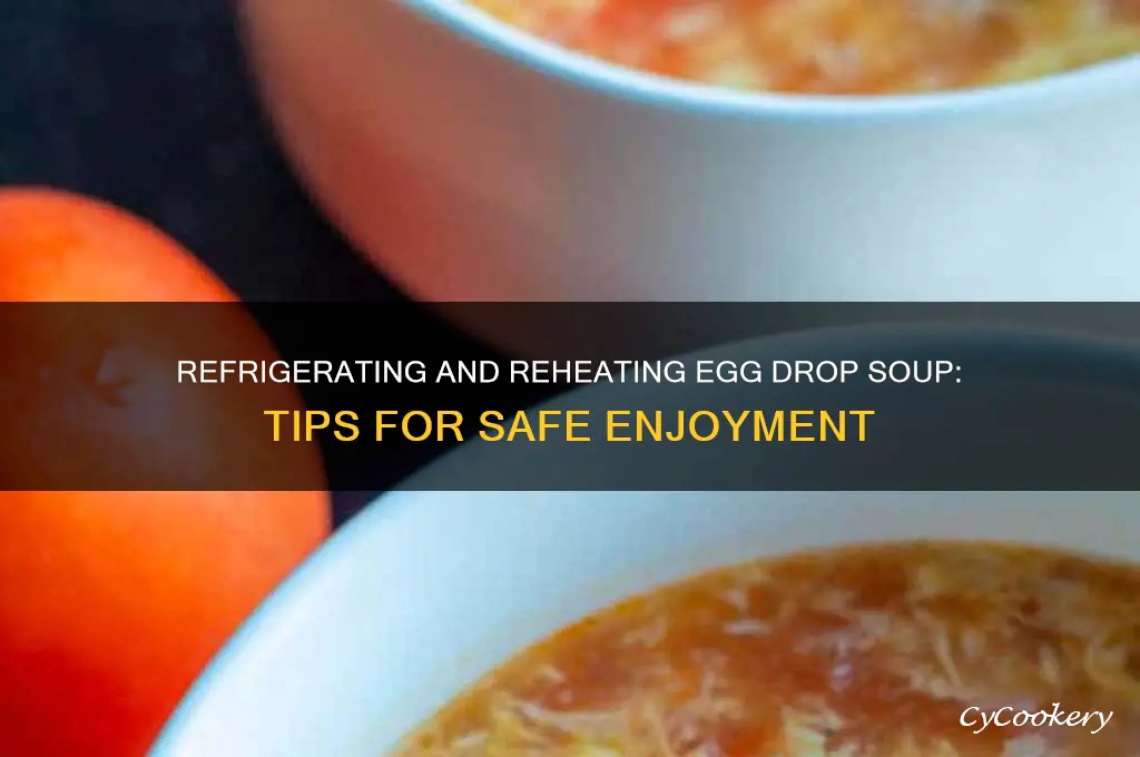 can you refrigerate and reheat egg drop soup