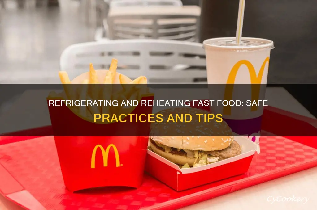 can you refrigerate and reheat fast food