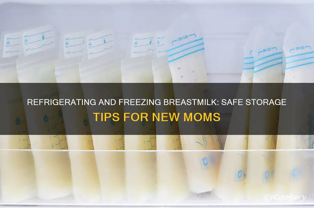 can you refrigerate and then freeze breastmilk