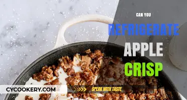Refrigerating Apple Crisp: Tips for Storing and Enjoying Leftovers